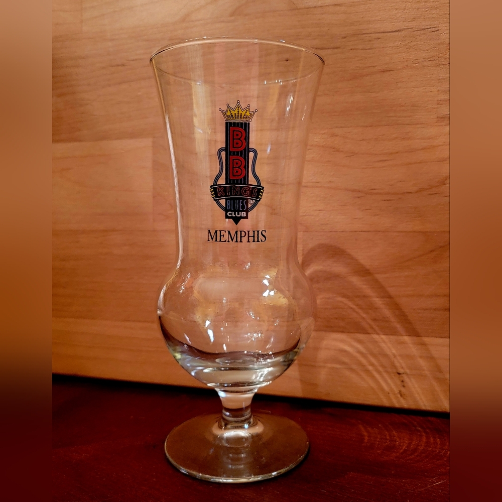 Souvenir B.B. Kings Blues Club, Memphis, TN, Logo Beer Glass